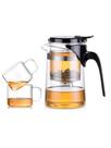 Conjunto de chá Parzune, bule de vidro resistente ao calor de 500 ml com filtro
