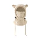 Conjunto De Chapéu, Cachecol E Máscara Facial À Prova De Frio Para Meninos E Meninas De 3 a 10 Anos,