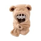 Conjunto De Chapéu E Cachecol De Pelúcia De Urso Teddy Para Meninos E Meninas, Gorro De Inverno