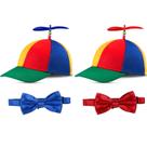 Conjunto de Chapéu e Gravata Borboleta Propeller Sintege para Adultos (2 Peças)