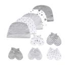 Conjunto de chapéus e luvas para bebês MAMIMAKA para meninos e meninas de 0 a 6 meses