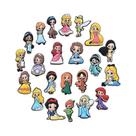 Conjunto De Charms Para Sapatos Da Princesa Rapunzel 22/66 Peças, Decorações Em PVC Para Crocs,