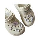 Conjunto De Charms Prateados Hello Kitty Para Sapatos Femininos E Infantis, Fivela Destacável DIY,