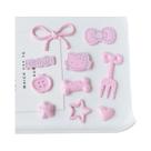 Conjunto De Charms Prateados Hello Kitty Para Sapatos Femininos E Infantis, Fivelas Destacáveis DIY,