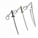 Conjunto de chaveiros Bleach Ichigo & Toshiro Bankai Sword Metal