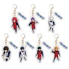 Conjunto de chaveiros Blue Lock Acrylic Isagi Yoichi Bachira Meguru