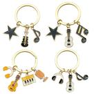 Conjunto de chaveiros Chaveiro de liga de zinco inspirado em música hip-hop Conjunto de chaveiros Chaveiro de liga de zinco inspirado em música hip-hop