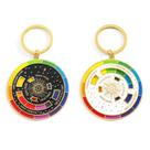 Conjunto de chaveiros Color Wheel Zinc Alloy Color Theory Chaveiro Conjunto de chaveiros Color Wheel Zinc Alloy Color Theory Chaveiro