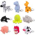 Conjunto de chaveiros com lanterna Oppaxf 9 peças Animal Designs