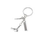 Conjunto de chaveiros Creative Hair Salon Scissors Comb Acrylic