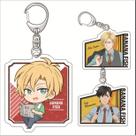 Conjunto de chaveiros de acrílico Banana Fish Anime Ash Lynx Eiji Conjunto de chaveiros de acrílico Banana Fish Anime Ash Lynx Eiji