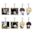 Conjunto de chaveiros de acrílico Banana Fish Ash Lynx Eiji Okumura Conjunto de chaveiros de acrílico Banana Fish Ash Lynx Eiji Okumura