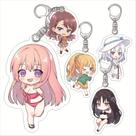 Conjunto de chaveiros de acrílico Classroom of the Elite Horiki Chibi Style