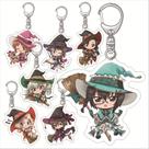 Conjunto de chaveiros de acrílico Girls und Panzer Mako, Miho & More Conjunto de chaveiros de acrílico Girls und Panzer Mako, Miho & More