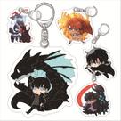 Conjunto de chaveiros de acrílico I'm Standing on a Million Lives Chibi