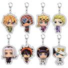 Conjunto de chaveiros de acrílico JoJo's Bizarre Adventure Chibi Style