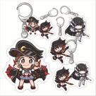 Conjunto de chaveiros de acrílico Kill la Kill Ryuko e Satsuki Chibi