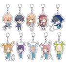 Conjunto de chaveiros de acrílico My Level 999 Love with Yamada Anime