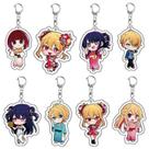 Conjunto de chaveiros de acrílico Oshi no Ko Aiko e Ruby Hoshino
