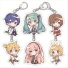 Conjunto de chaveiros de acrílico VOCALOID Hatsune Miku e mais personagens