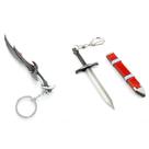 Conjunto de chaveiros Dragon Ball Z Trunks Sword & Demon Scythe