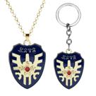 Conjunto de chaveiros Dragon Quest Hero's Shield and Sword Fans