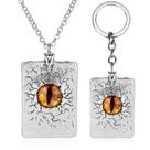 Conjunto de chaveiros e colares O Senhor dos Anéis Demon Eye Silver