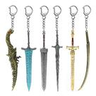Conjunto de chaveiros Elden Ring Weapon Dark Moon Greatsword Pendant