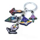 Conjunto de chaveiros EVA - Rei, Asuka, EVA 00 e 01 colecionáveis
