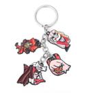Conjunto de chaveiros Helluva Boss Alastor, Charlton e mais personagens