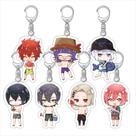 Conjunto de chaveiros Jack Jeanne Acrylic Chibi Characters