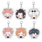 Conjunto de chaveiros Jujutsu Kaisen Yuji Gojo Acrílico x4 Conjunto de chaveiros Jujutsu Kaisen Yuji Gojo Acrílico x4