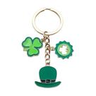 Conjunto de chaveiros Lucky Clover Hat Enamel Conjunto de chaveiros Lucky Clover Hat Enamel