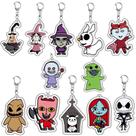 Conjunto de chaveiros Nightmare Before Christmas em acrílico Conjunto de chaveiros Nightmare Before Christmas em acrílico