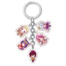 Conjunto de chaveiros No Game No Life Chibi de 5 peças A078