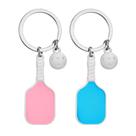 Conjunto de chaveiros Pickleball Paddle and Ball Zinc Alloy Conjunto de chaveiros Pickleball Paddle and Ball Zinc Alloy