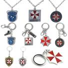 Conjunto de chaveiros Resident Evil Umbrella Corporation S.T.A.R.S.