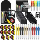 Conjunto de chaveiros Saysurey, 48 peças, mini chave de fenda para homens Conjunto de chaveiros Saysurey, 48 peças, mini chave de fenda para homens