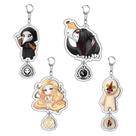 Conjunto de chaveiros SCP Foundation Chibi Acrylic Keyring Horror Game
