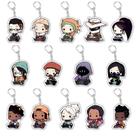 Conjunto de chaveiros Valorant Jett, Phoenix, Sage e mais personagens Conjunto de chaveiros Valorant Jett, Phoenix, Sage e mais personagens