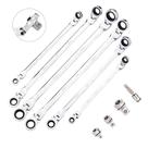 Conjunto de chaves BULLTOOLS Flex-Head Ratcheting 8 mm - 19 mm, 6 peças