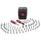 Conjunto de Chaves Catraca Performance Tool W1745 com 78 Peças - Vermelho