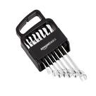 Conjunto de chaves combinadas com catraca Amazon Basics de 7 peças Conjunto de chaves combinadas com catraca Amazon Basics de 7 peças