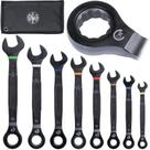 Conjunto de chaves combinadas com catraca Klein Tools 69408G 8 unidades SAE