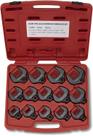 Conjunto de chaves Crowfoot Neiko 03325A 1/2" Drive SAE de 14 peças
