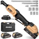 Conjunto de chaves de catraca sem fio SHIELDPRO 20V 3/8 com acessórios