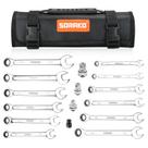 Conjunto de chaves de catraca SORAKO 12 peças SAE 6-21 mm com bolsa