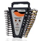 Conjunto de chaves de catraca SUZUME, 12 peças, 8-19 mm, com organizador