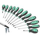 Conjunto de chaves de fenda Amazon Basics Magnetic de 12 peças turquesa