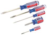 Conjunto de chaves de fenda Craftsman Slotted/Flat Head 5 peças